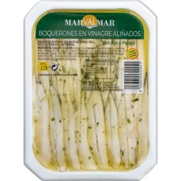 Boquerones Aliñados con Ajo y Perejil - 0.06 kg - Imagen del producto en Findit