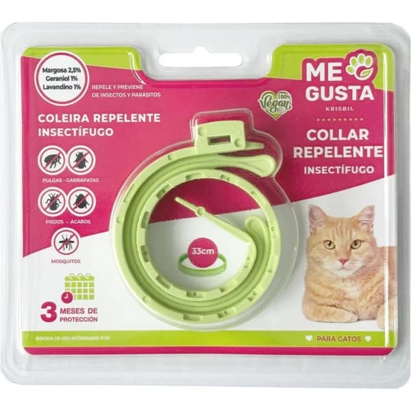 Collar Repelente Insectos Para Gatos - 1 ud - Imagen del producto en Findit