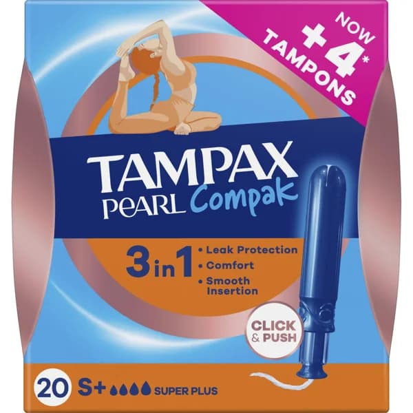 Tampon Super Plus Compak Pearl - 16.86 ud - Imagen del producto en Findit