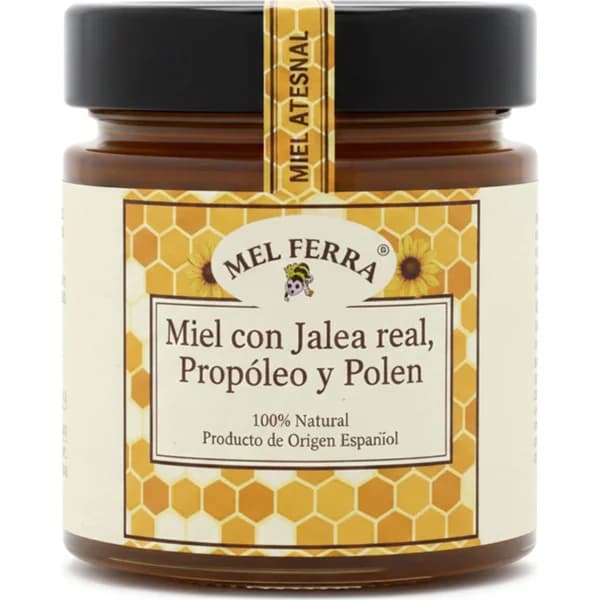 Miel Con Jalea Real Propóleo y Polen - 0.25 kg - Imagen del producto en Findit