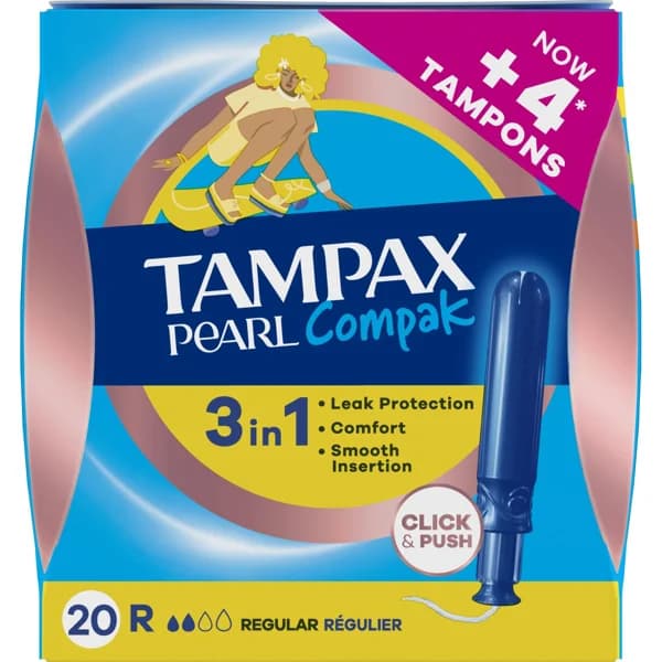 Tampon Regular Compak Pearl - 19.83 ud - Imagen del producto en Findit