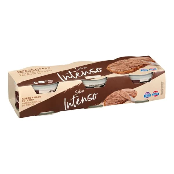 Paté de hígado de cerdo sabor intenso Hacendado - 0.3 kg - Imagen del producto en Findit