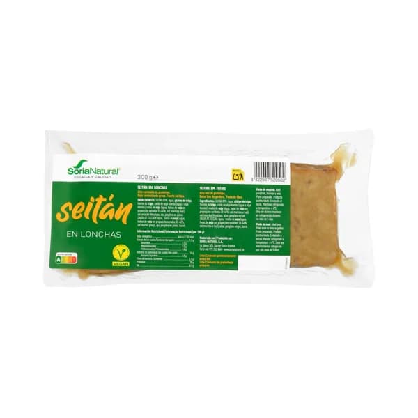 Seitán Soria Natural lonchas - 0.3 kg - Imagen del producto en Findit