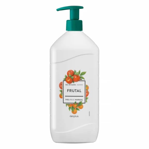 Gel de baño Frutal Deliplus piel normal - 1 l - Imagen del producto en Findit