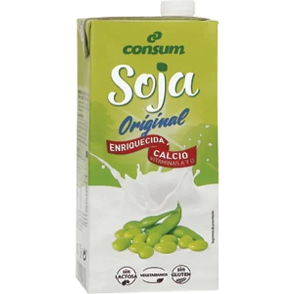 Bebida de Soja con Calcio Brik - 1 l - Imagen del producto en Findit