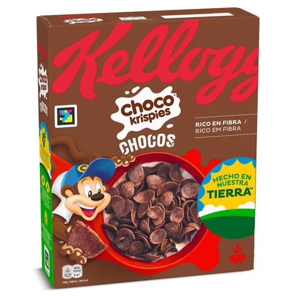 Cereales con chocolate Kellogg's Choco Krispies caja 330 g - 0.33 kg - Imagen del producto en Findit