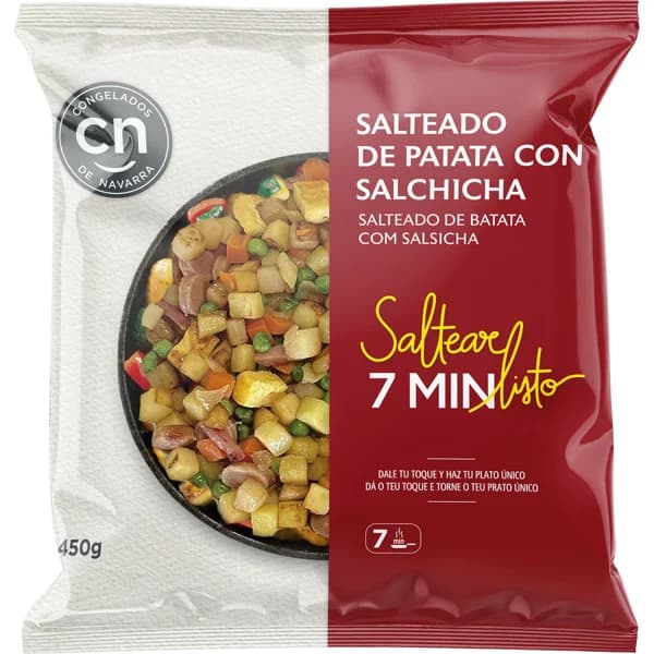 Salteado Patatas y Salchichas - 0.45 kg - Imagen del producto en Findit