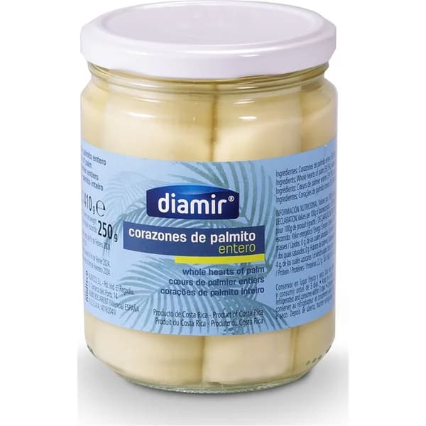 Corazón de Palmito Entero - 0.25 kg - Imagen del producto en Findit