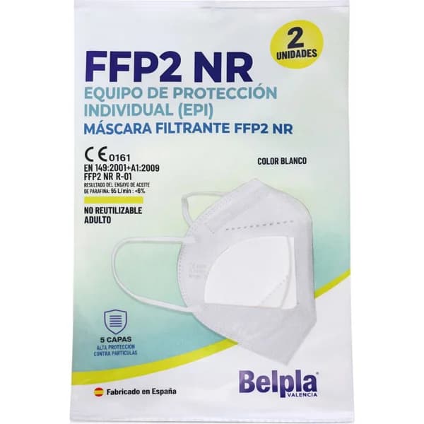Mascarilla Filtrante Ffp2 - 1.98 ud - Imagen del producto en Findit
