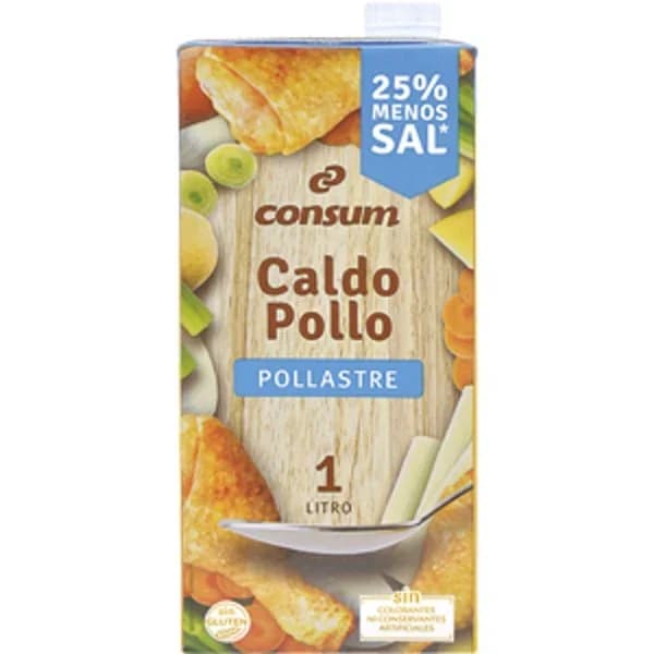 Caldo de Pollo Bajo en Sal Brik - 1 l - Imagen del producto en Findit