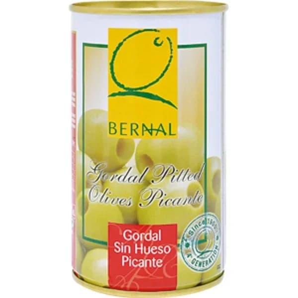 Aceituna Gordal Picante sin Hueso Lata - 0.15 kg - Imagen del producto en Findit