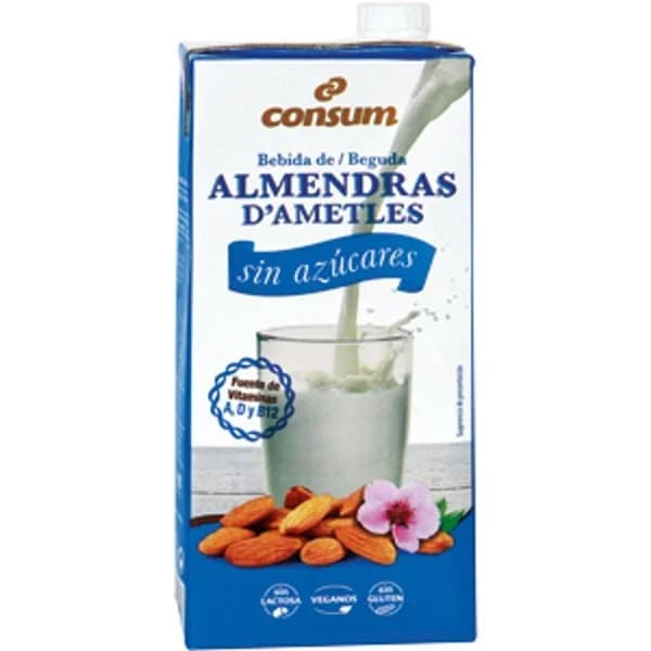Bebida de Almendras 0% Azúcar Brik - 1 l - Imagen del producto en Findit