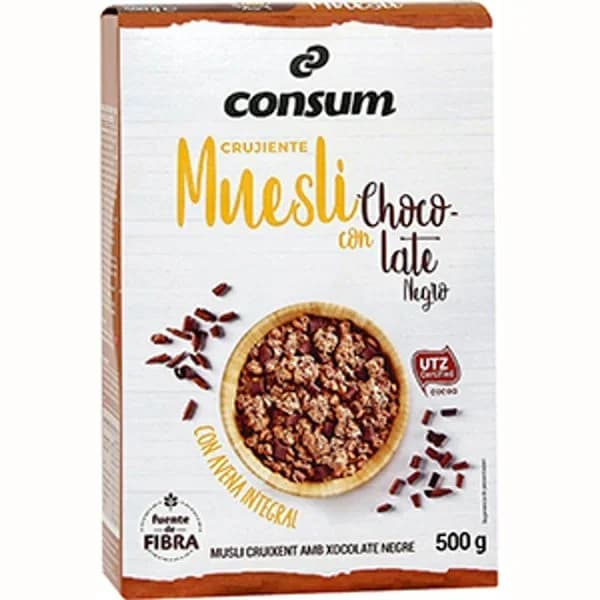 Muesli Crujiente Chocolate - 0.5 kg - Imagen del producto en Findit