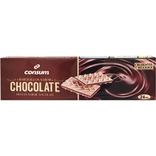 Barquillos Rellenos de Chocolate - 1 ud - Imagen del producto en Findit