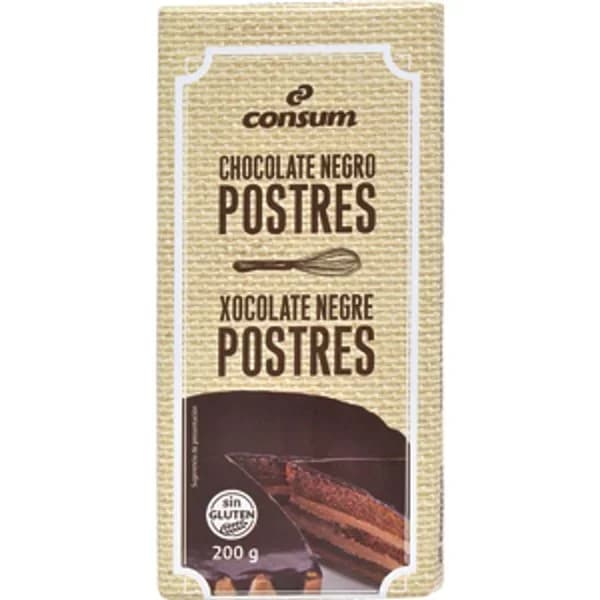 Chocolate Negro Postres - 0.2 kg - Imagen del producto en Findit