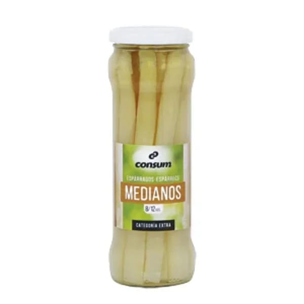 Espárragos Extra 8/12 Piezas  Frasco - 0.21 kg - Imagen del producto en Findit