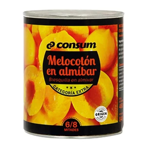 Melocotón en Almíbar Lata - 0.48 kg - Imagen del producto en Findit