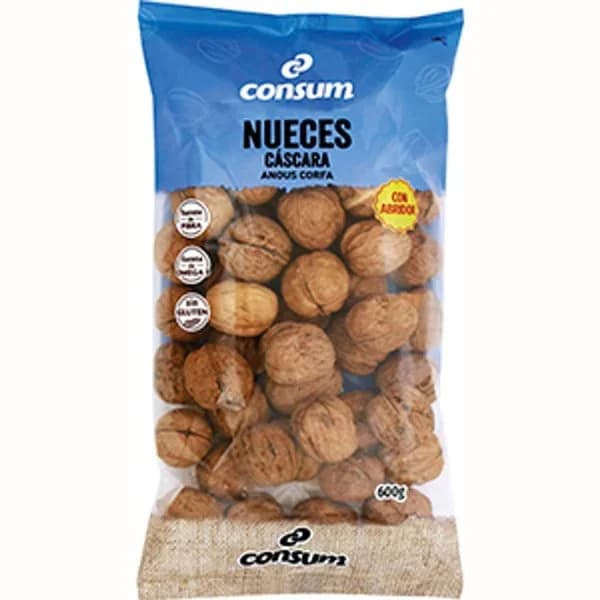 Nuez Cáscara Bolsa - 0.6 kg - Imagen del producto en Findit