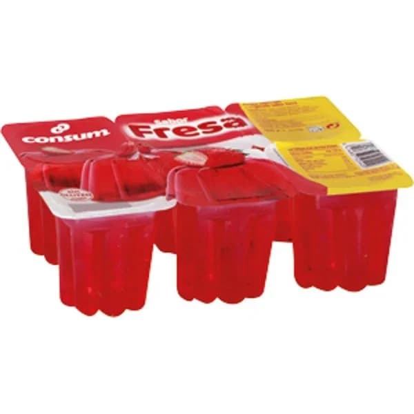 Postre Gelificado Sabor Fresa Pack de 6 U - 0.6 kg - Imagen del producto en Findit