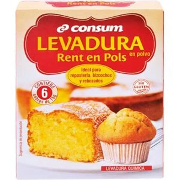 Impulsor repostería 6 sobres de 15gr. - 0.09 kg - Imagen del producto en Findit