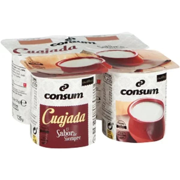 Cuajada Natural Pack de 4 Unidades - 0.5 kg - Imagen del producto en Findit