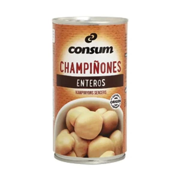 Champiñones Enteros Lata - 0.17 kg - Imagen del producto en Findit