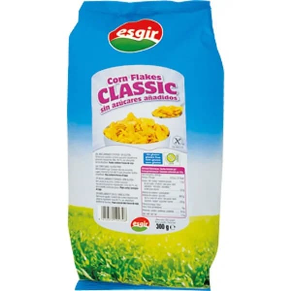 Corn Flakes Classic sin Azúcar y sin Gluten - 0.3 kg - Imagen del producto en Findit