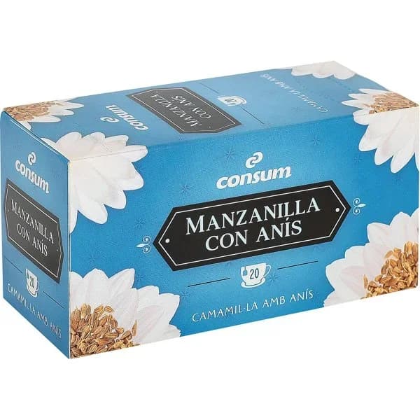 Manzanilla con Anís 20 bolsitas - 21.25 ud - Imagen del producto en Findit