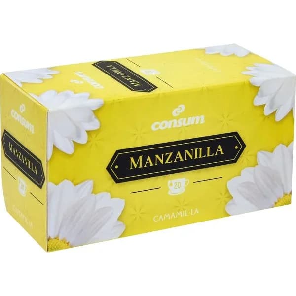 Manzanilla 20 Bolsitas - 21.67 ud - Imagen del producto en Findit