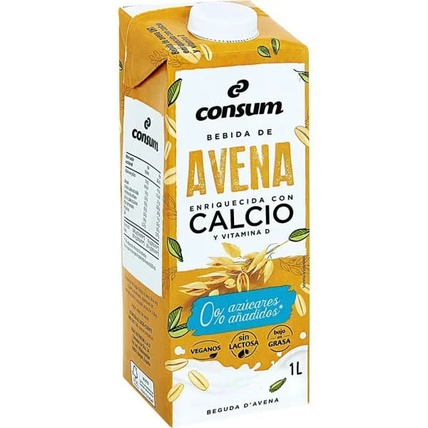 Bebida de Avena con Calcio Brik - 1 l - Imagen del producto en Findit
