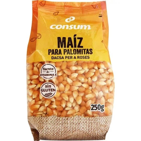 Maíz Crudo Palomitas Bolsa - 0.25 kg - Imagen del producto en Findit