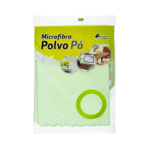 Bayeta polvo Bosque Verde microfibra - 1 ud - Imagen del producto en Findit