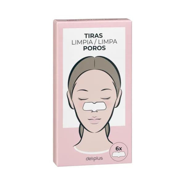 Tiras faciales limpia poros Deliplus - 6 ud - Imagen del producto en Findit