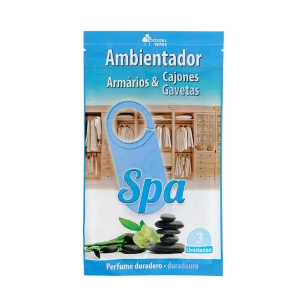 Ambientador Spa armarios y cajones Bosque Verde - 3 ud - Imagen del producto en Findit