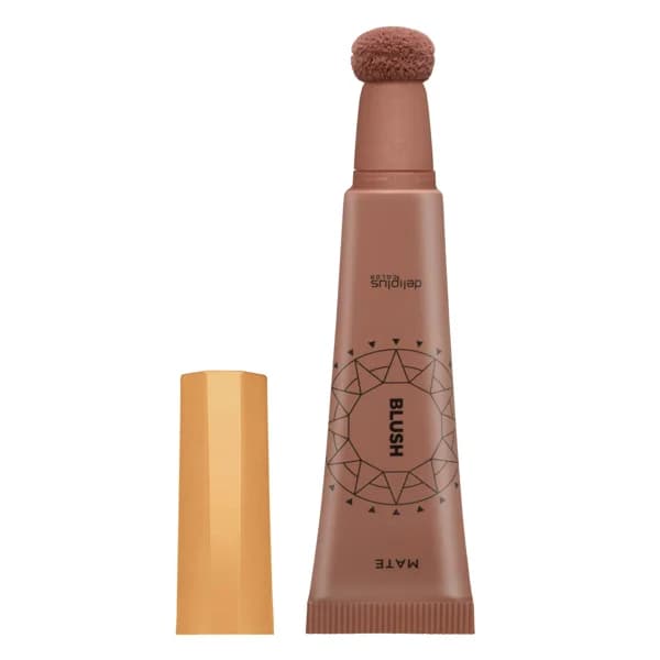 Colorete fluido Blush mate Deliplus 01 rosa amarronado - 1 ud - Imagen del producto en Findit