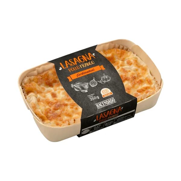 Lasaña de pollo Hacendado - 0.35 kg - Imagen del producto en Findit