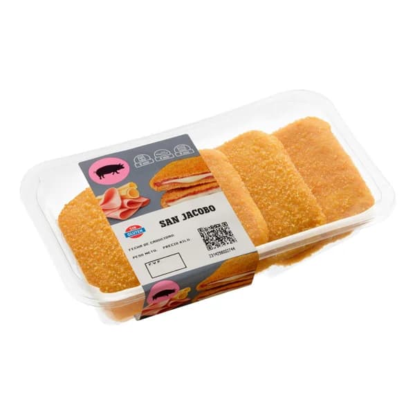 San Jacobos de cerdo sin gluten - 0.4 kg - Imagen del producto en Findit