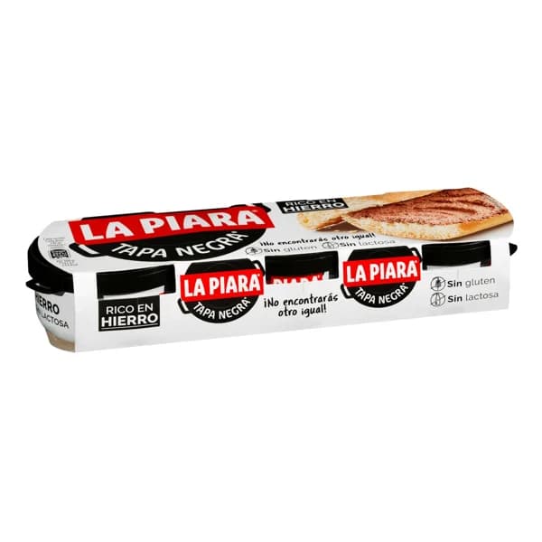 Paté de cerdo La Piara tapa negra - 0.28 kg - Imagen del producto en Findit