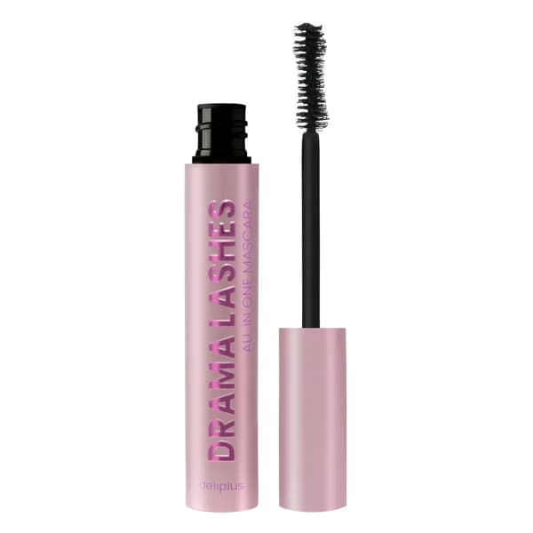 Máscara de pestañas Drama Lashes efecto volumen y longitud Deliplus negro - 1 ud - Imagen del producto en Findit