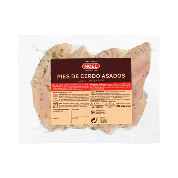 Pies de cerdo asados Noel - 0.9 kg - Imagen del producto en Findit