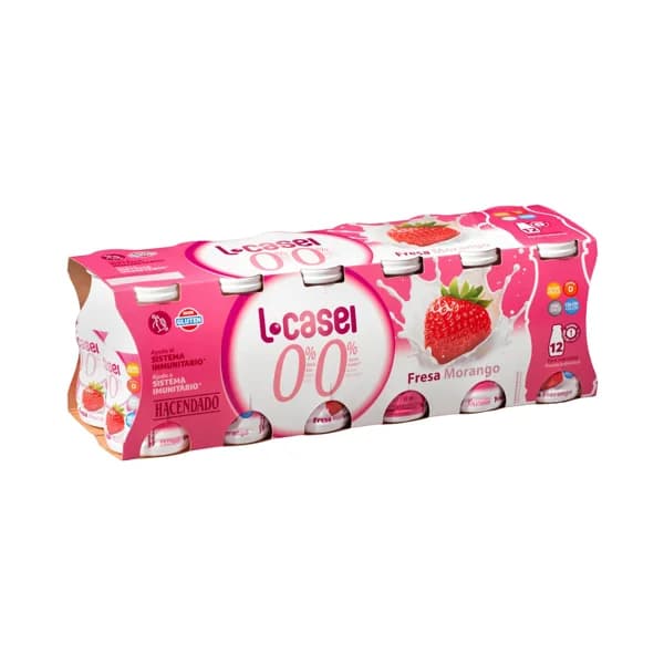 Bebida láctea desnatada de fresa L-casei 0% MG 0% azúcares añadidos - 1.2 kg - Imagen del producto en Findit