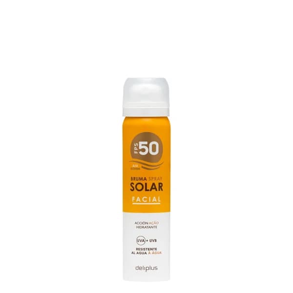 Protector solar bruma facial Deliplus FPS 50 - 0.08 l - Imagen del producto en Findit