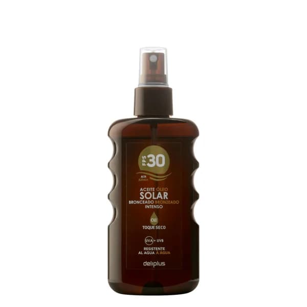 Aceite solar protector Deliplus FPS 30 - 0.2 l - Imagen del producto en Findit