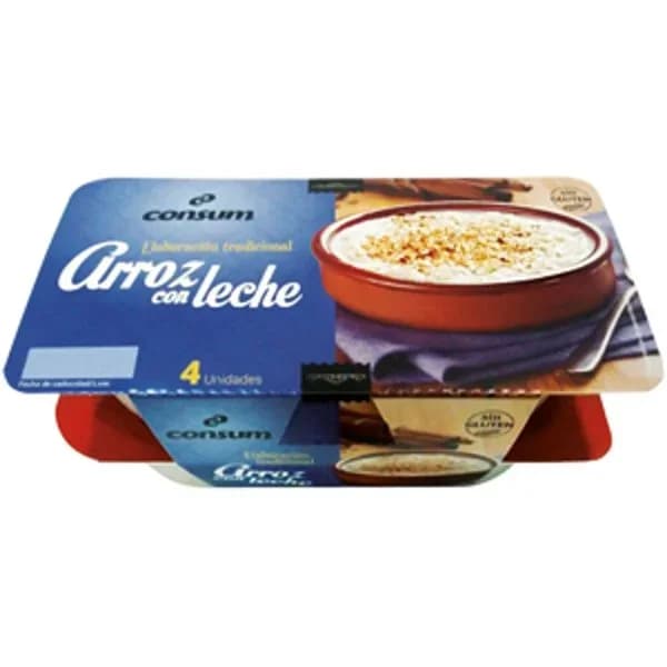 Arroz con Leche Pack de 4 Unidades - 0.5 kg - Imagen del producto en Findit
