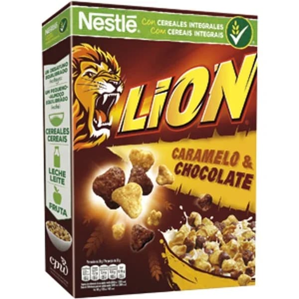 Cereales Integrales Caramelo Choco Lion - 0.4 kg - Imagen del producto en Findit