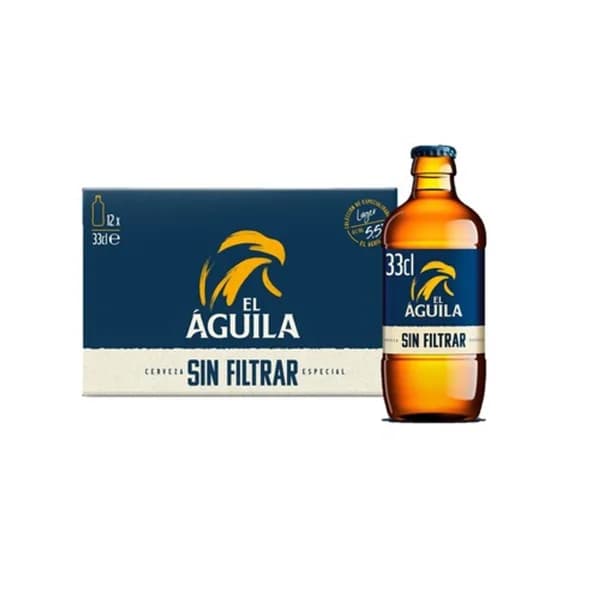 Cerveza Rubia sin Filtrar Botellín 330ML - 0.33 l - Imagen del producto en Findit