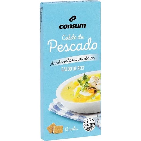 Caldo Pescado 12 Pastillas - 0.12 kg - Imagen del producto en Findit