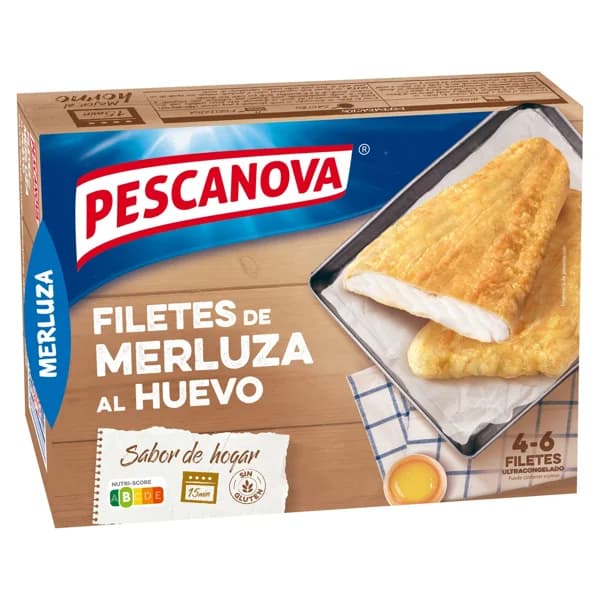 Merluza Filete al Huevo sin Gluten Congelado 400G - 0.4 kg - Imagen del producto en Findit