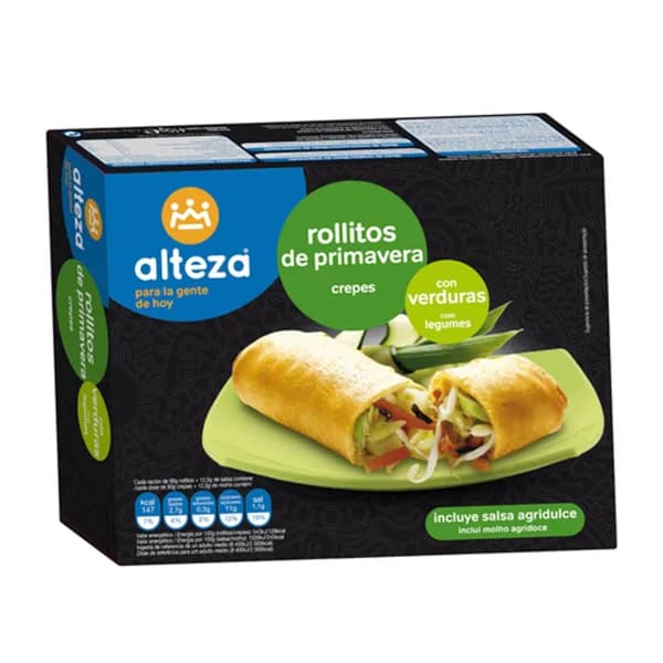 Rollito Primavera de Verduras Congelado 410G - 0.3 kg - Imagen del producto en Findit