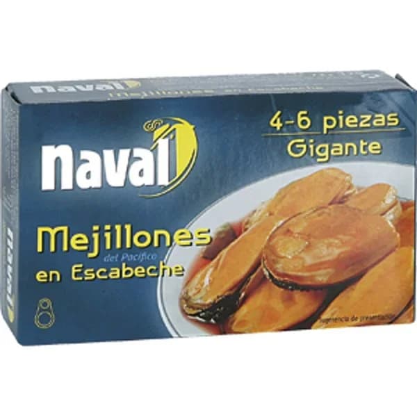 Mejillones en Escabeche 4/6 Piezas - 0.07 kg - Imagen del producto en Findit
